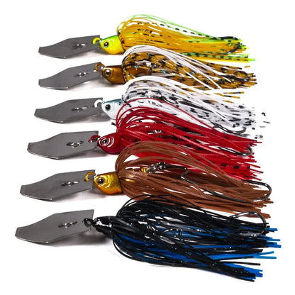 6 Pcs/Set Chatterbait Fishing Lures Kit Spinner Fishing Bait Weedless Buzzbait Wobbler Pesca Crankbait for Bass Pike Swimbait