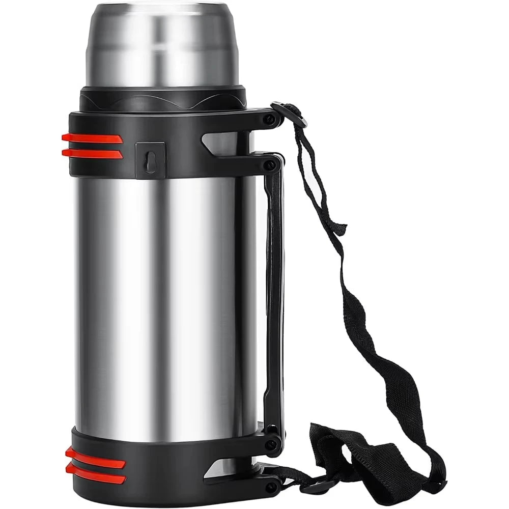 Large Capacity Thermos Pots 1.5L Stainless Steel Hot & Cold Thermos Emergency Water Bottle Thermos Car Hot Thermos Kettle