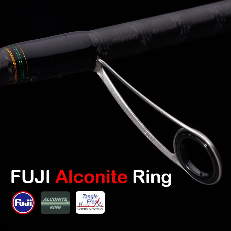 PURELURE AMARO Spinning Rod For Bass High Carbon Long Throwing Fishing Rod In FUJI Accessories, Plus Spinning Reel