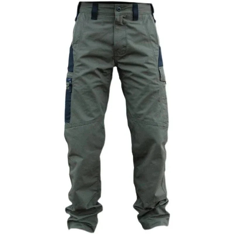 Tactical Pants Mens Outdoor Cargo Trousers Multi-pocket Waterproof Pant Outdoor Workwear Hiking Hunting Pants Wear Resistant
