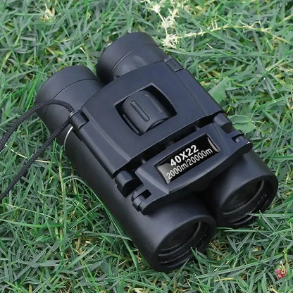 40x22 HD Binoculars with BAK4 FMC Folding Mini Telescopic Sight for 2000M Long Range Ideal for Hunting Sports Camping & Travel