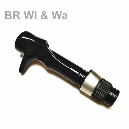 BR Wi & Wa Carbon Reel Seat 3K Woven Carbon Fiber  Body With FUJI Hood DIY Spinng Fishing Rod Casting Rod Repair  Building 1PCS