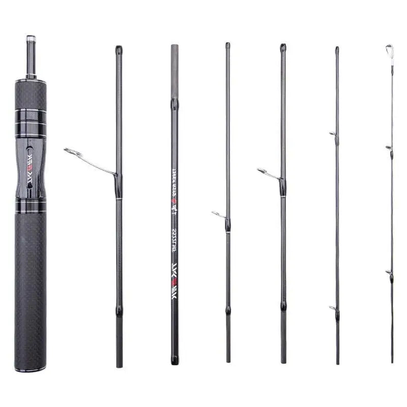 Mavllos Tiger Wind Carbon Telescopic Spinning Fishing Rod Lure 3-15g L Power 1.56M 1.83M Travel Telescope Casting Spinning Rod