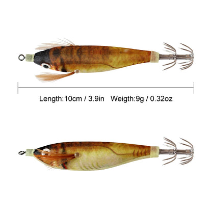 14pc Fishing Lures Kit Horizontal Squid Jig Bait Artificial Luminous Webfoot Octopus Egi Lure Wobbler Cuttlefish Hook Sea Tackle