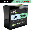 LiFePO4 24V 200AH Lithium Iron Phosphate Battery Energy Storage System for RV Off-Grid Solar Power Generation