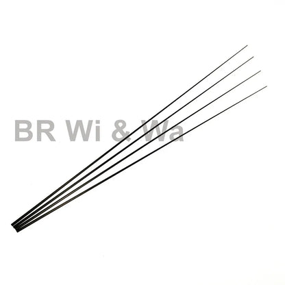 58CM Solid Carbon Rod Tip Blank Rod Building Components Fishing Pole Repair DIY Accessories No Paint 4PCS BR Wi & Wa