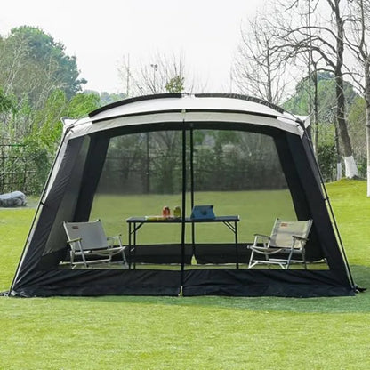Screen House Room 11x11 Ft Mesh Net Tent Canopy Shelter Gazebo Easy Setup and Waterproof and Sunshade Suitable for Camping Trip