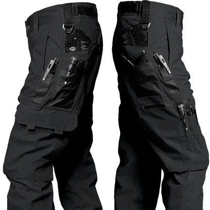 Tactical Pants Mens Outdoor Cargo Trousers Multi-pocket Waterproof Pant Outdoor Workwear Hiking Hunting Pants Wear Resistant