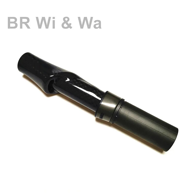 BR Wi & Wa Carbon Reel Seat 3K Woven Carbon Fiber  Body With FUJI Hood DIY Spinng Fishing Rod Casting Rod Repair  Building 1PCS