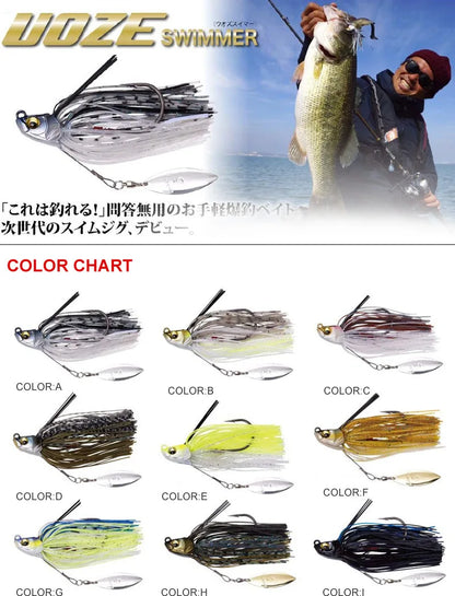 Spinner Bait Fishing Lure, Bass Jig Chatter Bait, Chatterbait Fishing Kit, Wobblers, Fishing Tackle, Spoon, 15g