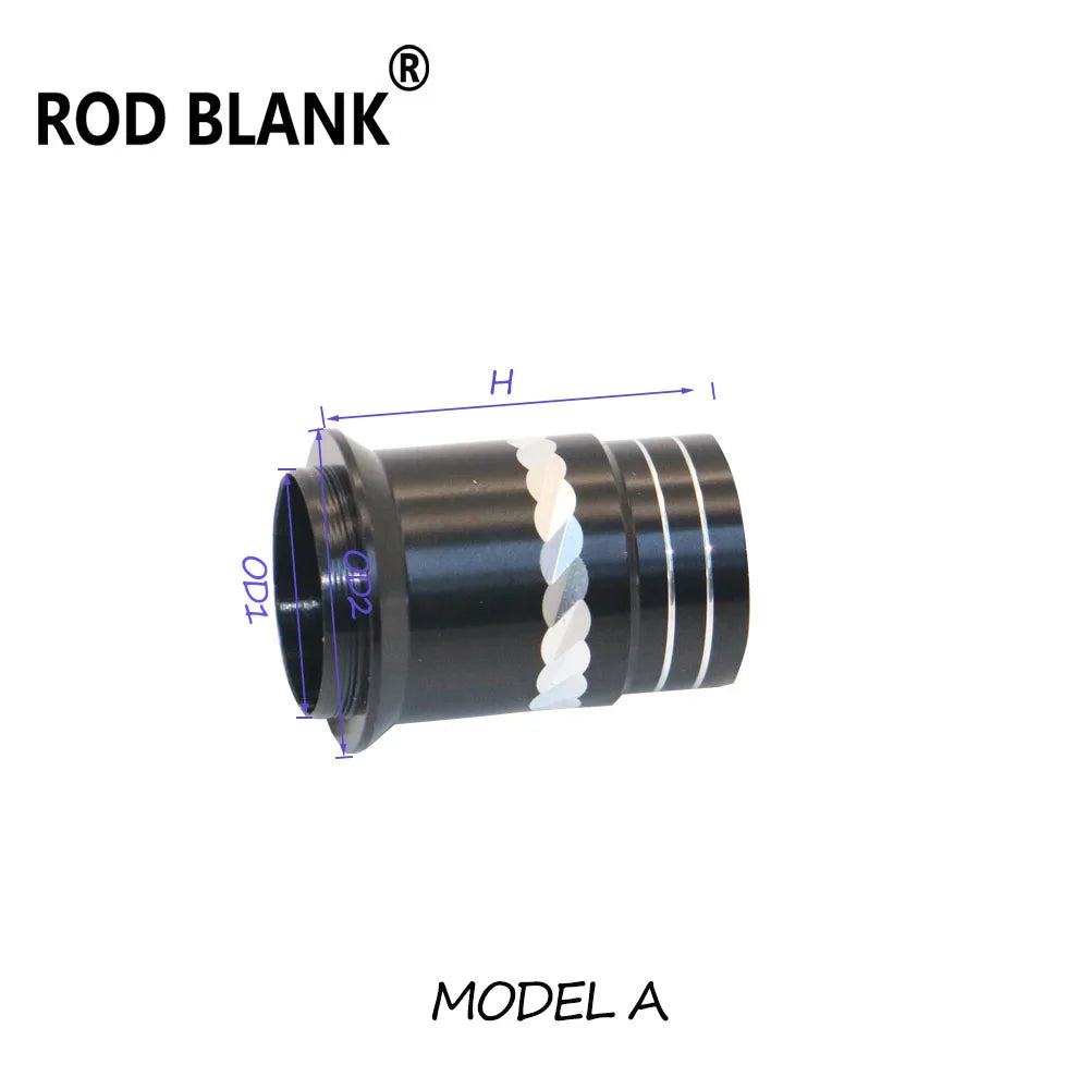 Rod Blank 5Pcs/Lot Fishing Rod Building Front Aluminum Trim Part Rod Building Component Fishing Rod Repair Aluminum Accessories
