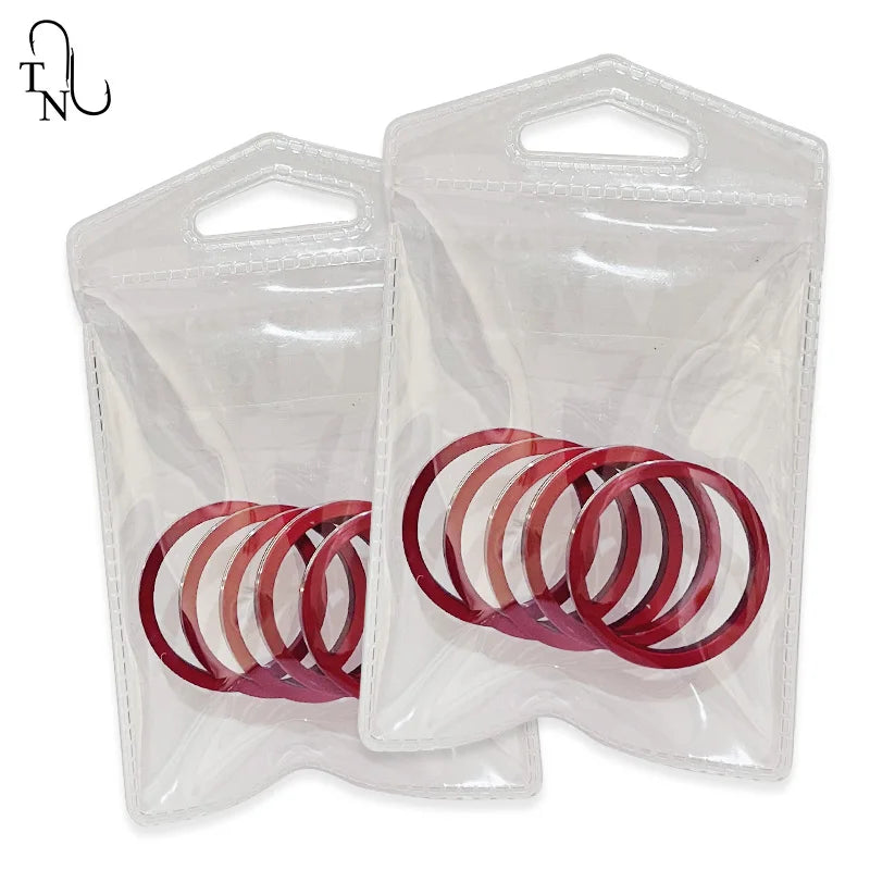TN33 5PCS a Bag Rod Building Aluminum Rings Fishing Rod Parts for Fishing Rod Building Repair Maintainence Parts DIY Accessory