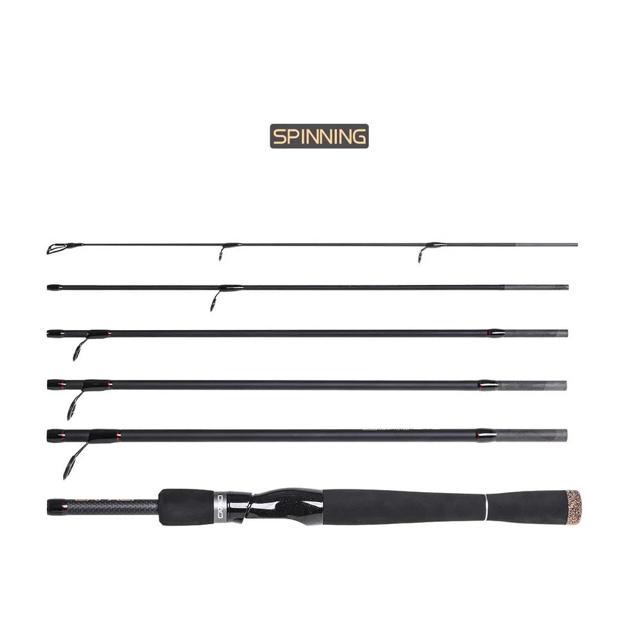 LEO Fishing Rod Casting/Spinning Rod Several Short Sections Fish Rod Telescopic Rod 1.8M-2.7M High Carbon Lure Rod Traveling Rod