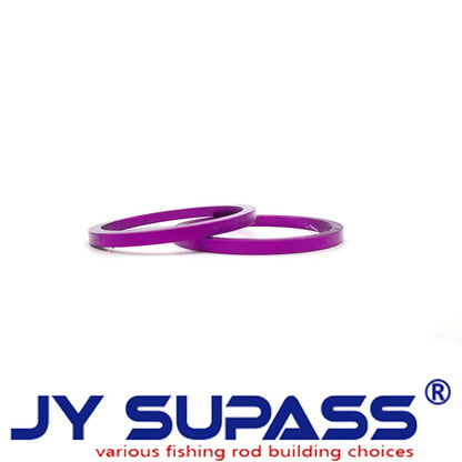 JY SUPASS 5pcs R1 wind check contracted fishing rod building kit trim ring for rod building Fishing Rod aluminum part
