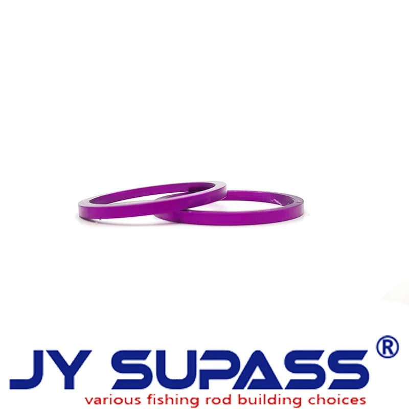 JY SUPASS 5pcs R1 wind check contracted fishing rod building kit trim ring for rod building Fishing Rod aluminum part