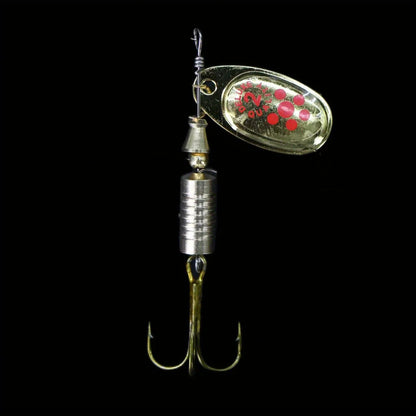 Spinner Baits, Fishing Lures, Treble Hook Lures, Metal Blade Spinners, Multi-Color Fishing Kit, Bass Fishing Accessories