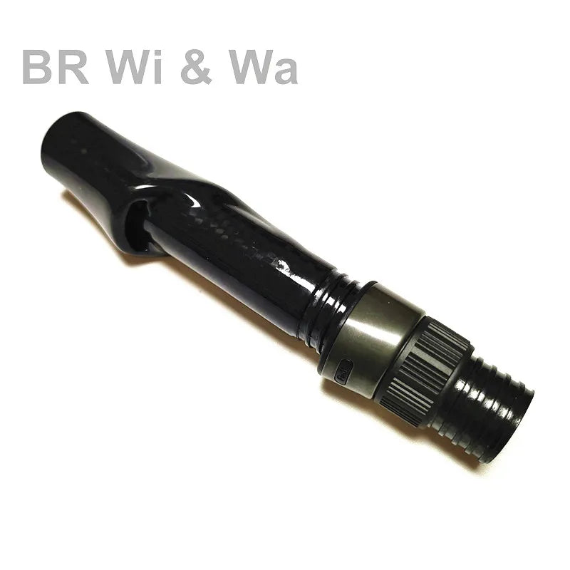 BR Wi & Wa Carbon Reel Seat 3K Woven Carbon Fiber  Body With FUJI Hood DIY Spinng Fishing Rod Casting Rod Repair  Building 1PCS
