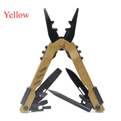 1PC，Multi-functional Combination pliers Outdoor Tools Screwdriver Stainless Steel Folding Repair Hand Tools Hiking Gear Tools