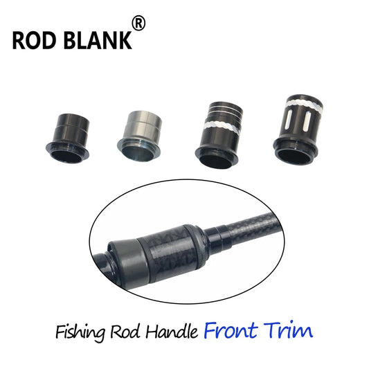 Rod Blank 5Pcs/Lot Fishing Rod Building Front Aluminum Trim Part Rod Building Component Fishing Rod Repair Aluminum Accessories