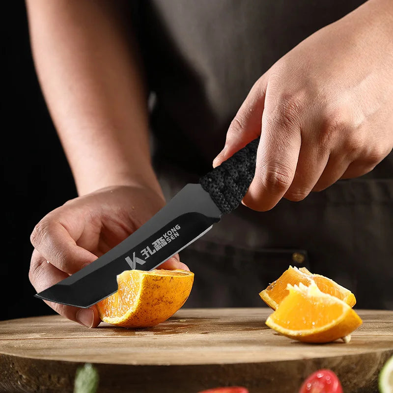 Hand Forged Blade Barbecue Boning Knife Cleaver Meat Chop Vegetable Kitchen Knives Slicing Fruit Fish Filleting Knife Chef Tools