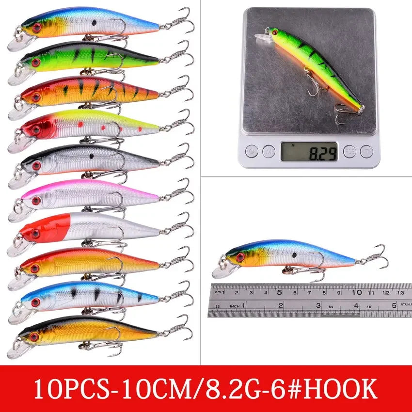 Mixed Fishing Lures Kit Lure Set Wobbler Crankbaits Swimbait Minnow Hard Baits Spiners Carp Fishing Tackle