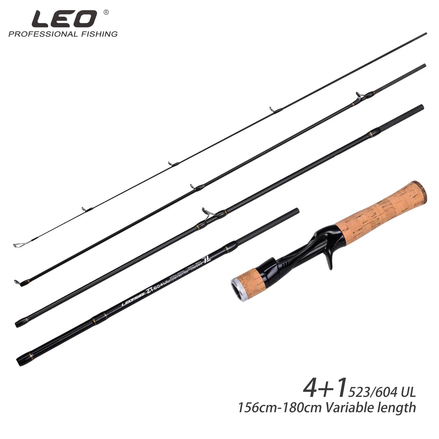 LEO Fishing Rod Casting/Spinning Rod Several Short Sections Fish Rod Telescopic Rod 1.8M-2.7M High Carbon Lure Rod Traveling Rod