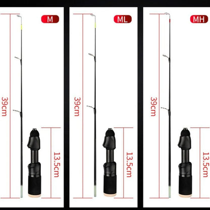 1pc 50cm Winter Ice Fishing Rod Portable Winter Ice Fishing Pole Spinning Rods for Ice Winter Fishing Tackle