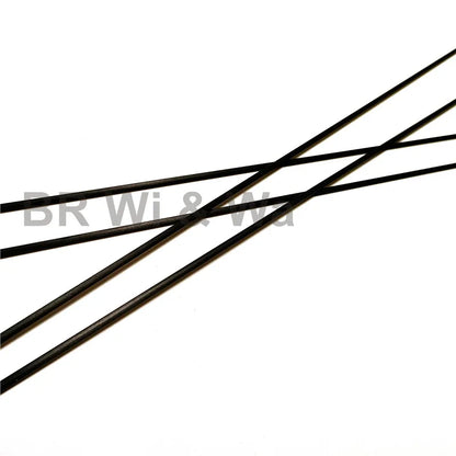 58CM Solid Carbon Rod Tip Blank Rod Building Components Fishing Pole Repair DIY Accessories No Paint 4PCS BR Wi & Wa