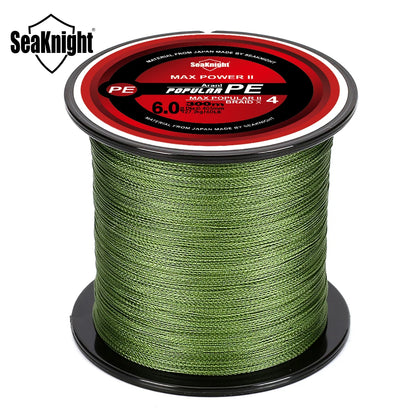 SeaKnight Brand 4 Strands Braided Fishing Line 8-100LB Multifilament PE Wire 300M 500M 1000M Freshwater Saltwater Fishing Pesca