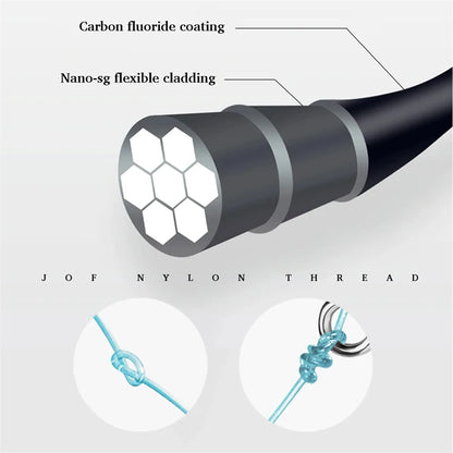 500M1000M Nylon Fishing Line 3-39LB Super Strong Japanese Monofilament Fluorocarbon Coating Carp Sea Fishing Accessories