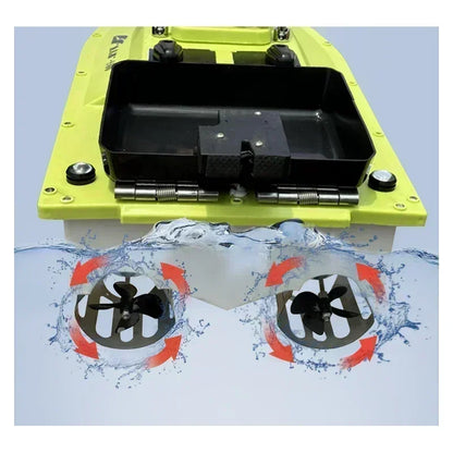12V GPS Rc Bait Boat 500M Intelligent Cruise Control One Click Return High Speed Night Fishing Pulling Net Towing Hook Carp Boat