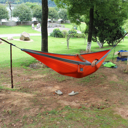300*200cm Double size super light weight Portable Nylon Camping Hammock for outdoor Sleeping leisure