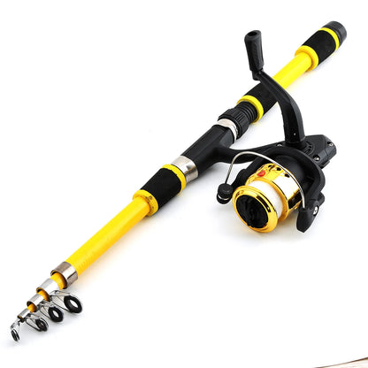 Ultra short rod wheel set 1.8m children's fishing rod and gear set