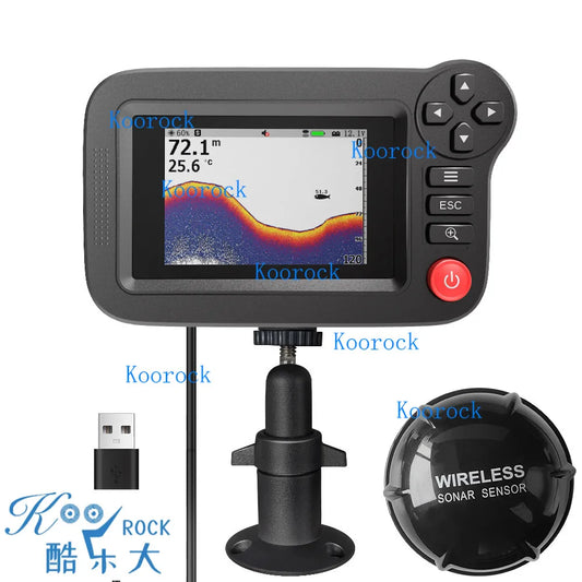 HD Fish Finder Wireless Sonar Camera Underwater Fishing Gear for Boat Smartphone