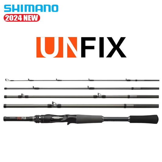 SHIMANO 2024 UNFIX 4/5 pieces Spinning/Casting Rod SPIRAL CI4+ HIGH RESPONSE SOLID Portable Travelling Carbon Fishing Rod