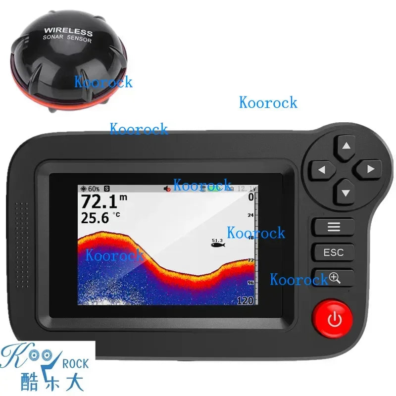 HD Fish Finder Wireless Sonar Camera Underwater Fishing Gear for Boat Smartphone