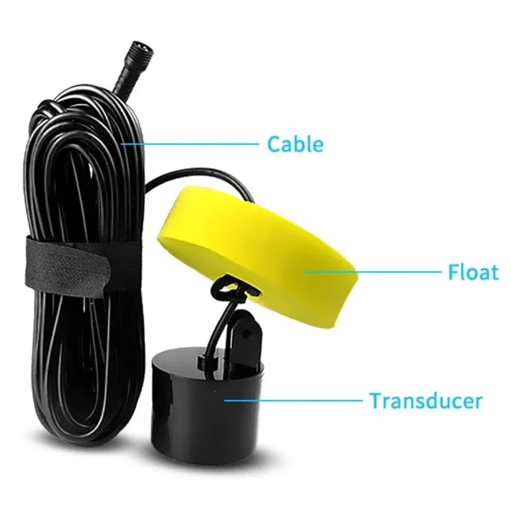 45 Degrees XF03 Fish Finders LCD Display Wire Design Portable Sonar Finders 100M Depth Depth Detection Sonar Fish Finder