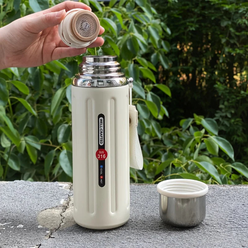 Thermos Bottle Vacuum Flasks Tumbler 316 Stainless Steel Thermal Water Bottle Keep Hot And Cold Insulated Cup Drinkware
