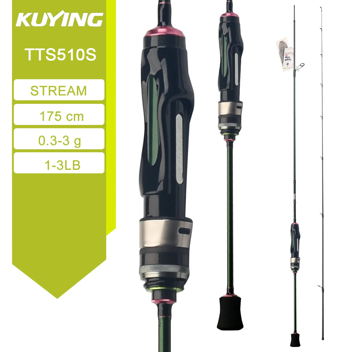 KUYING TETON Stream Trout 1-3lb 2-4lb 3-8lb Fishing Rod Lure Cane Spinning Baitcasting FUJI Carbon UL L SUL Ultralight