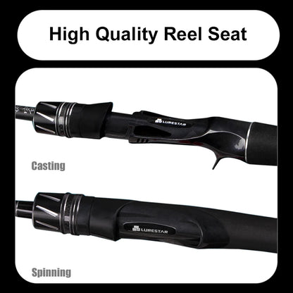 PURELURE JIEKE 9FT Spinning Casting Rod High Carbon Universal Long Throwing Fishing Rod in FUJI Accessories Fast