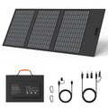 MHPOWOS Solar Battery Charger for Powerbank, 45W / 60W Foldable Portable Solar Panel with USB C, DC Output for Camping Phone