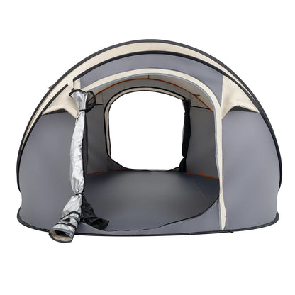 4-Person No-Install Pop Up Tent, Universal for Camping & Fishing