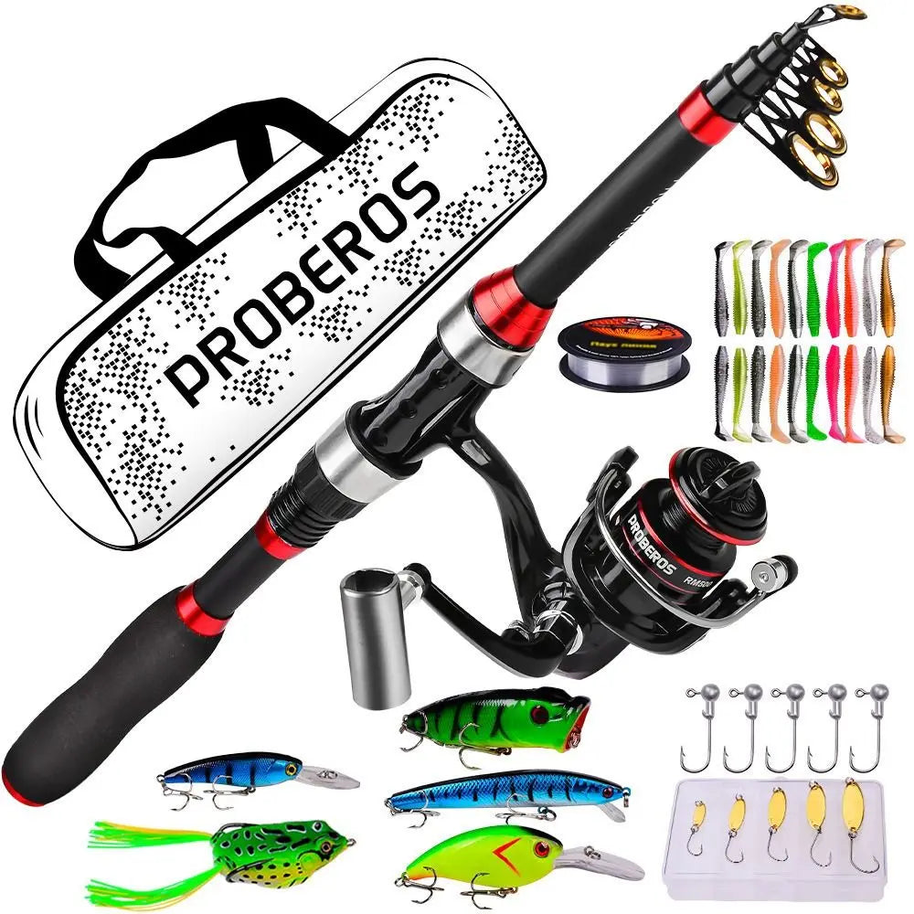 Fishing Pole Fishing Line Fishing Rod Fishing Lures Fishing Reel Telescopic Fishing Rod Fishing Full Kits Fishing Tackle Kits