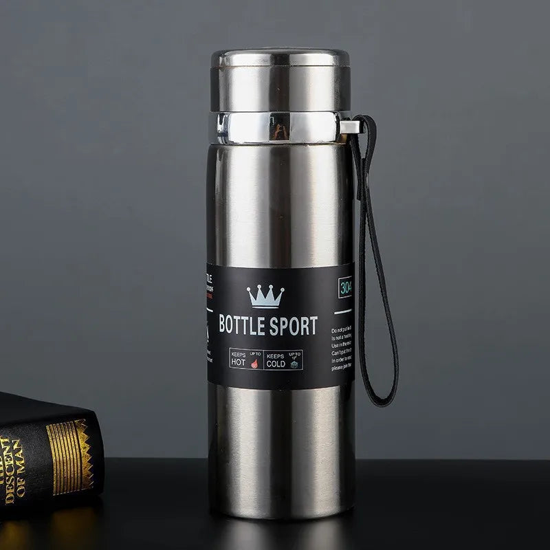 800ML ML Thermos Thermos Thermos Thermos Coffee Vacuum Flask Coffee Tea Stainless Steel Thermos Leak-proof Office Use
