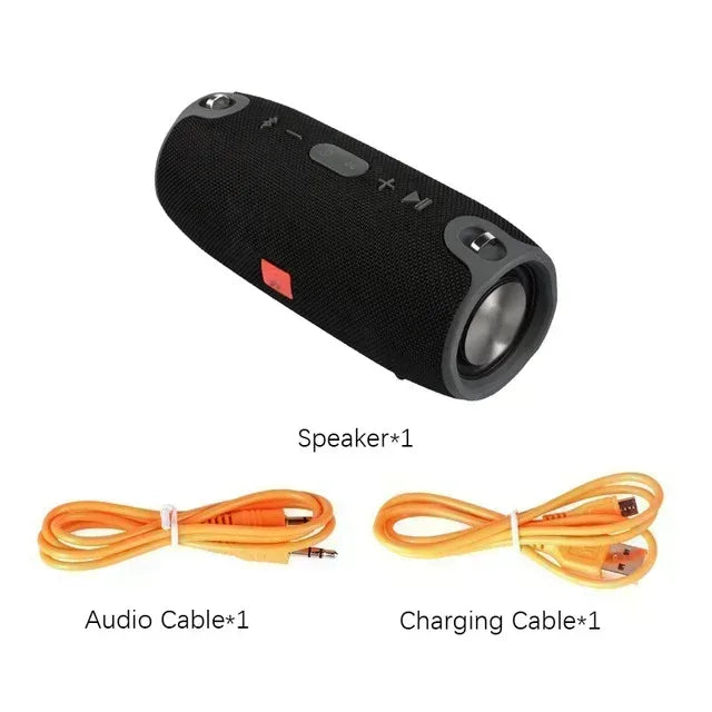 3600mAh 40W TWS Bluetooth Speaker Waterproof Portable PC column bass Music Player Subwoofer Boombox with BT AUX TF usb