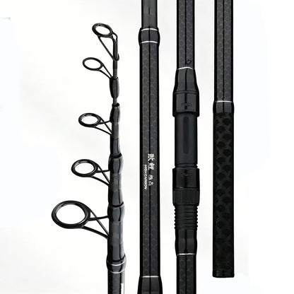 3.0M-4.2M Carp Telescopic Fishing Rod,30-200g Lure Rod,40T Carbon Surf Spinning Rod,Saltwater Freshwater Distance Throwing Rod