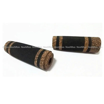 NooNRoo Fore Grip and Rear Grip Spinning and Casting Rod Grips, EVA with Rubber Cork Handle, Fishing Rod, DIY, 2 Part a Bag