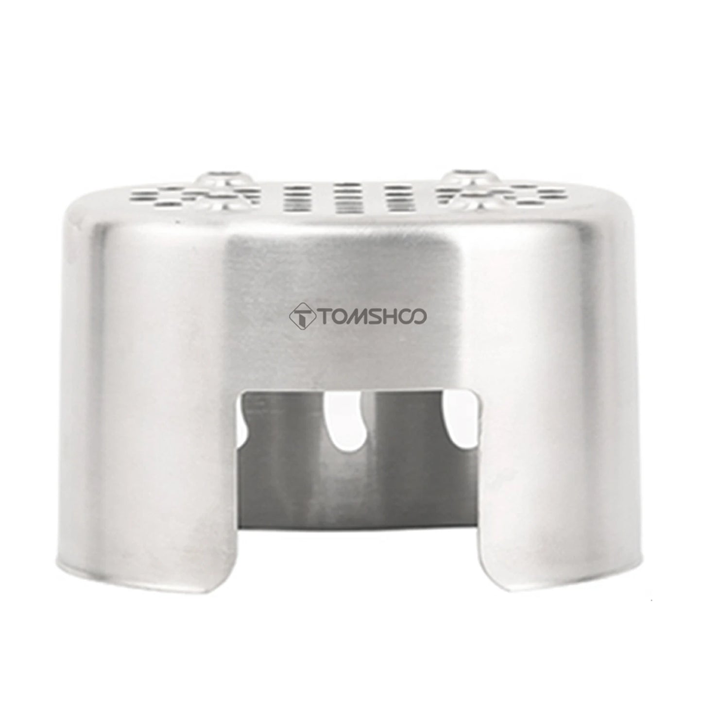 TOMSHOO Canteen Cup Stand Stainless Steel Wood Burning Stove for Outdoor Camping Hiking Picnic BBQ Canteen Cup Holder