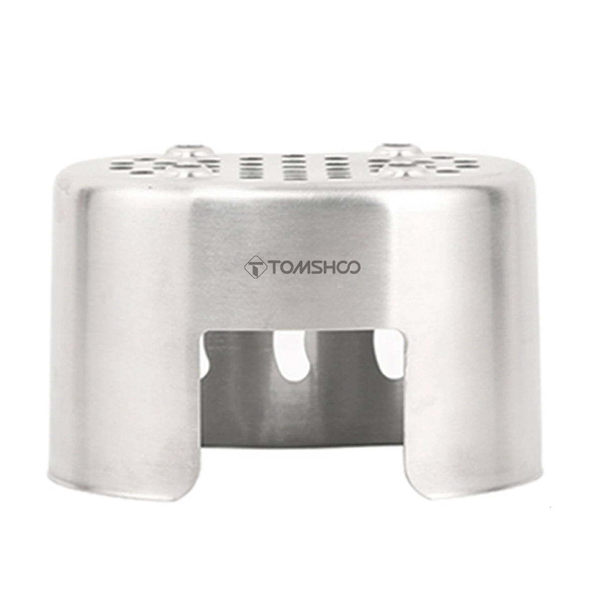 TOMSHOO Canteen Cup Stand Stainless Steel Wood Burning Stove for Outdoor Camping Hiking Picnic BBQ Canteen Cup Holder