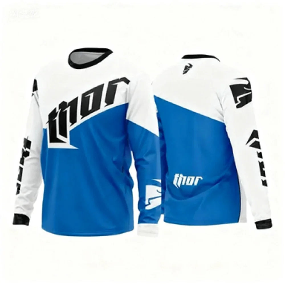 THOR Motorcycle Riding Jacket Long Sleeve Breathable Professional Racing Suit Outdoor Sports Protective Gear for Off-Road Riders